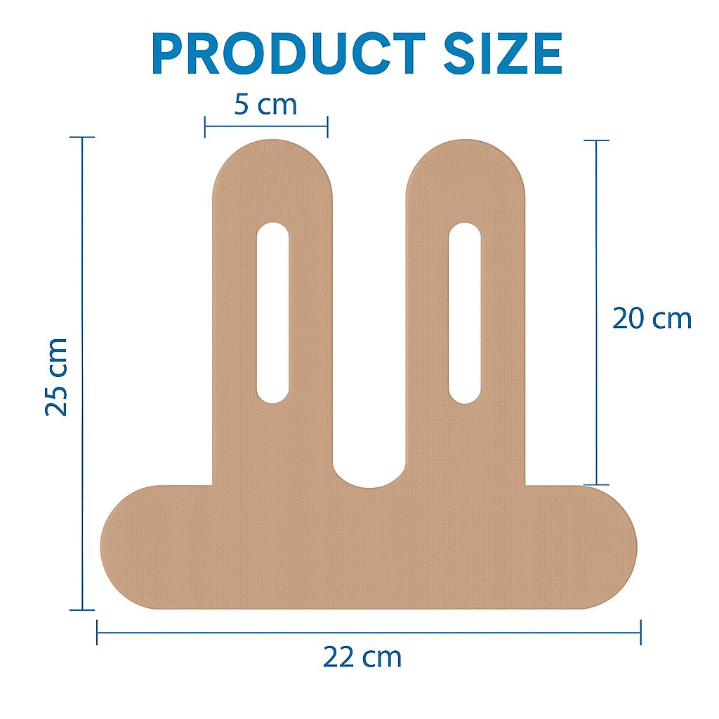 FlexiGuard™ Voorgevormde Kniebeschermer – 10 Stuks (5+5 Gratis)