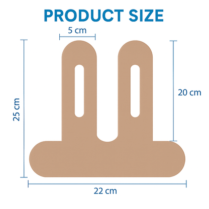 FlexiGuard™ Voorgevormde Kniebeschermer – 10 Stuks (5+5 Gratis)