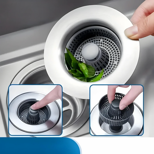 SinkStrain™ – Roestvrijstaal & ABS voor Anti-Verstopping & Geurbescherming [50% Korting]