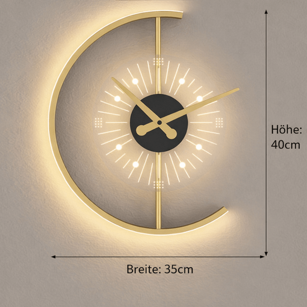 LED wandklok met verlichting – moderne tijdweergave voor elke ruimte
