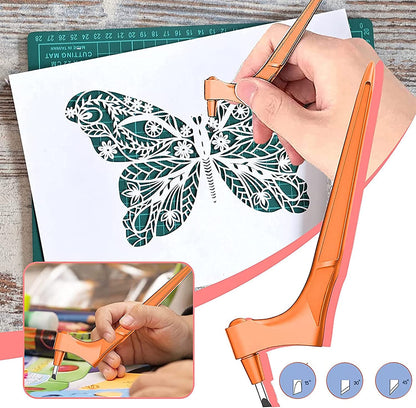 CraftPro™ – 360° roterend mes voor veilige precisie & creatief knutselen [1 + 1 Gratis]