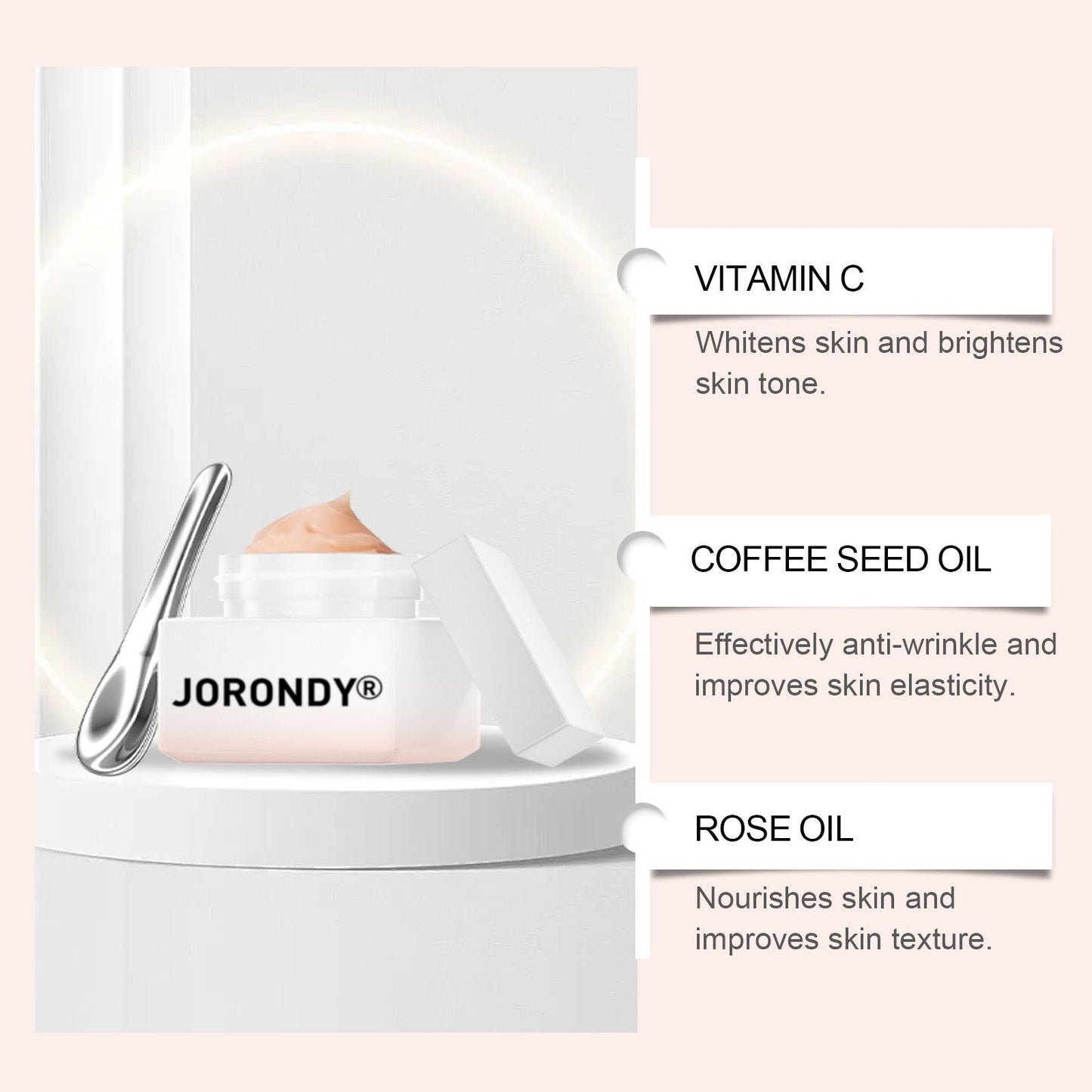 Jorondy™ – Anti-Aging Rimpelvuller met Vitamine C & Rozenbottelolie | Stralende Huid