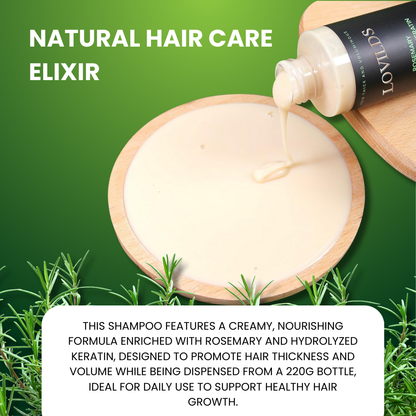 LOVILDS™ Haarserum – Voller, Dikker & Sterker Haar met Keratine & Rozemarijn