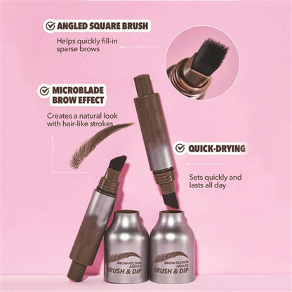 BrowBliss™ 4D Wenkbrauwpotlood – Natuurlijk & Langdurig [1+1 Gratis]