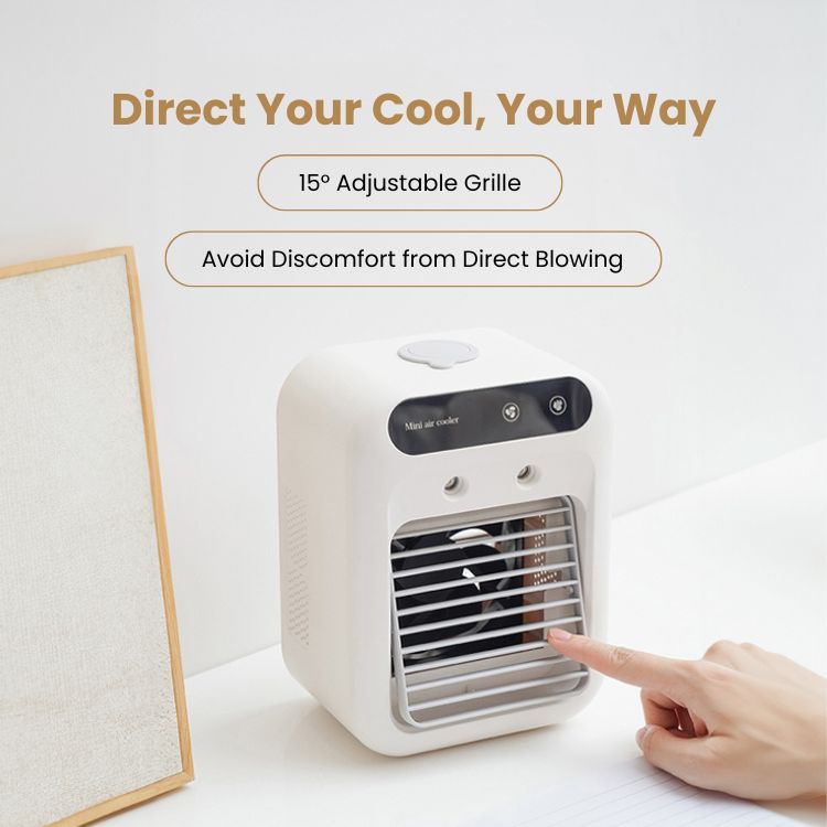 Coolify™ – Mini Draagbare Luchtkoeler en Luchtbevochtiger voor Thuis [50% Korting]