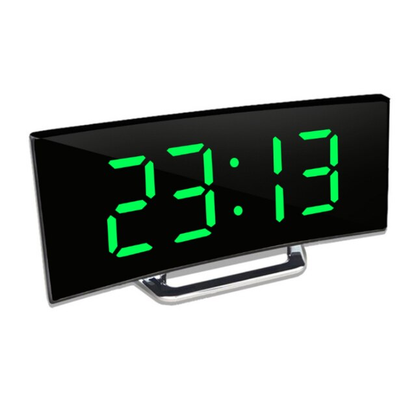 LED Digitale Wekker met Spiegeloppervlak en Automatische Dimming