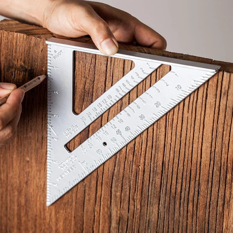 MeasurePro™ Multihoek Meetgereedschap – Precisie Hoekmeter voor Houtbewerking