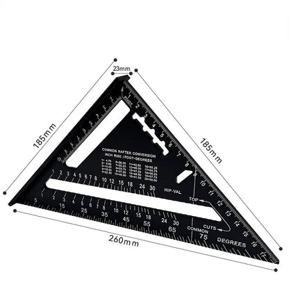 MeasurePro™ Multihoek Meetgereedschap – Precisie Hoekmeter voor Houtbewerking