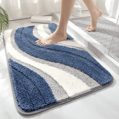 Ultrazachte badmat van microvezel – antislip & absorberend