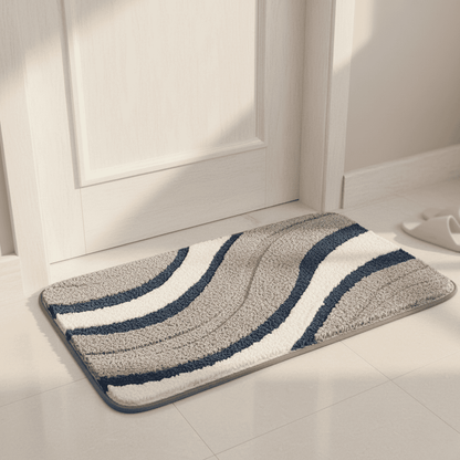 Ultrazachte badmat van microvezel – antislip & absorberend