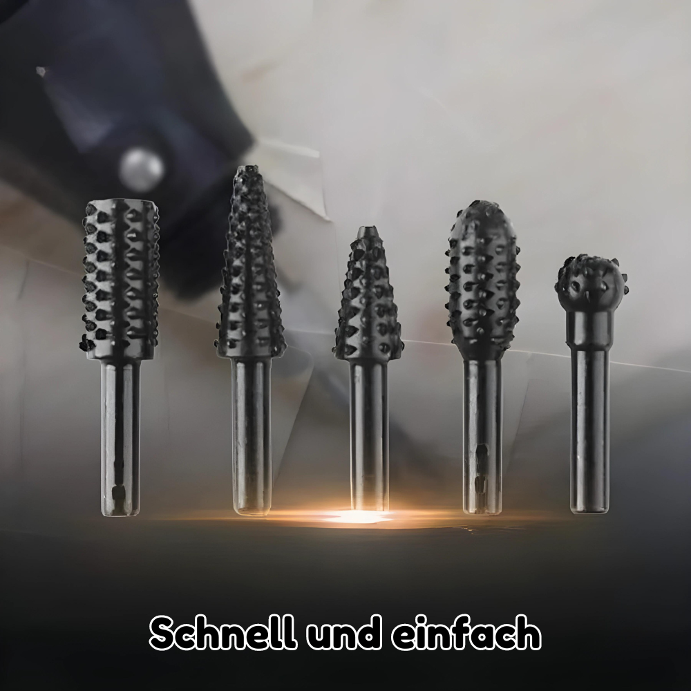 CarbiEdge™ Professionele Snijboorset – Koolstofstaal [Set van 5]
