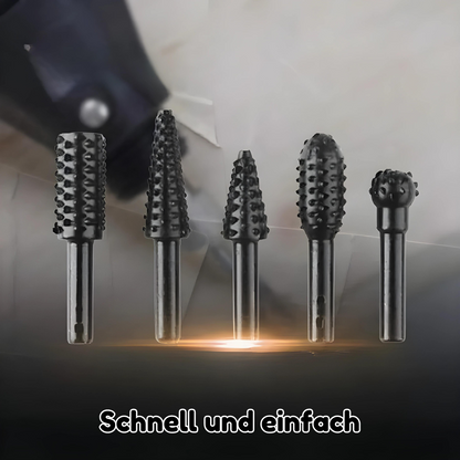 CarbiEdge™ Professionele Snijboorset – Koolstofstaal [Set van 5]