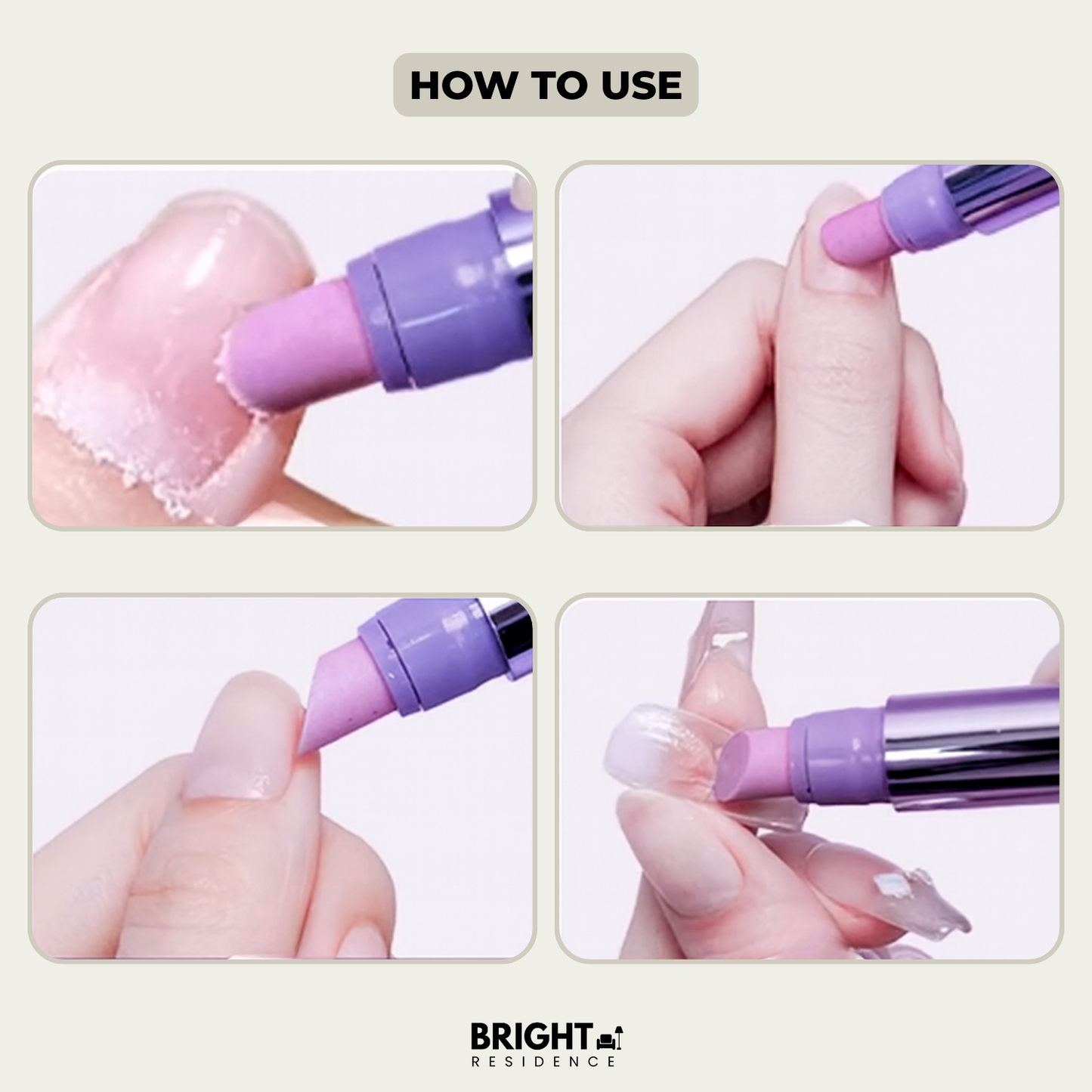 Glossbloom™ 3-in-1 Nagelverzorgingspen – Sterke & Verzorgde Nagels