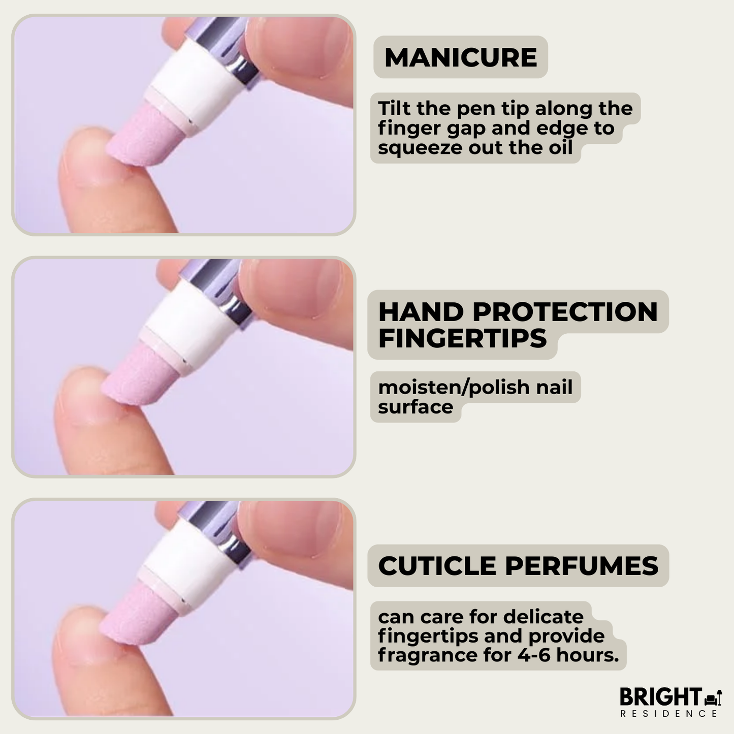 Glossbloom™ 3-in-1 Nagelverzorgingspen – Sterke & Verzorgde Nagels