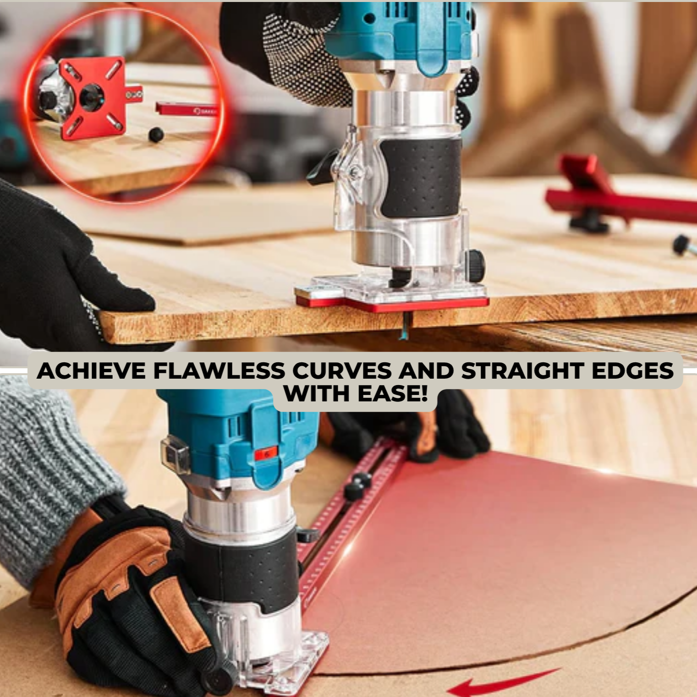 WoodMate™ – 3-in-1 freesgeleider voor nauwkeurige en professionele houtbewerking [50% Korting]