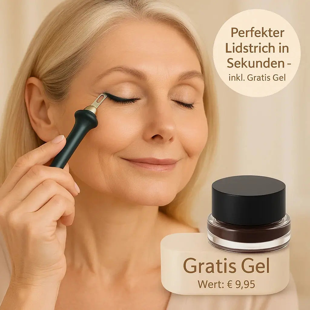PerfectLine™ – Eyeliner-Set met Ergonomisch Hulpmiddel en Waterproof Gel [50% Korting]