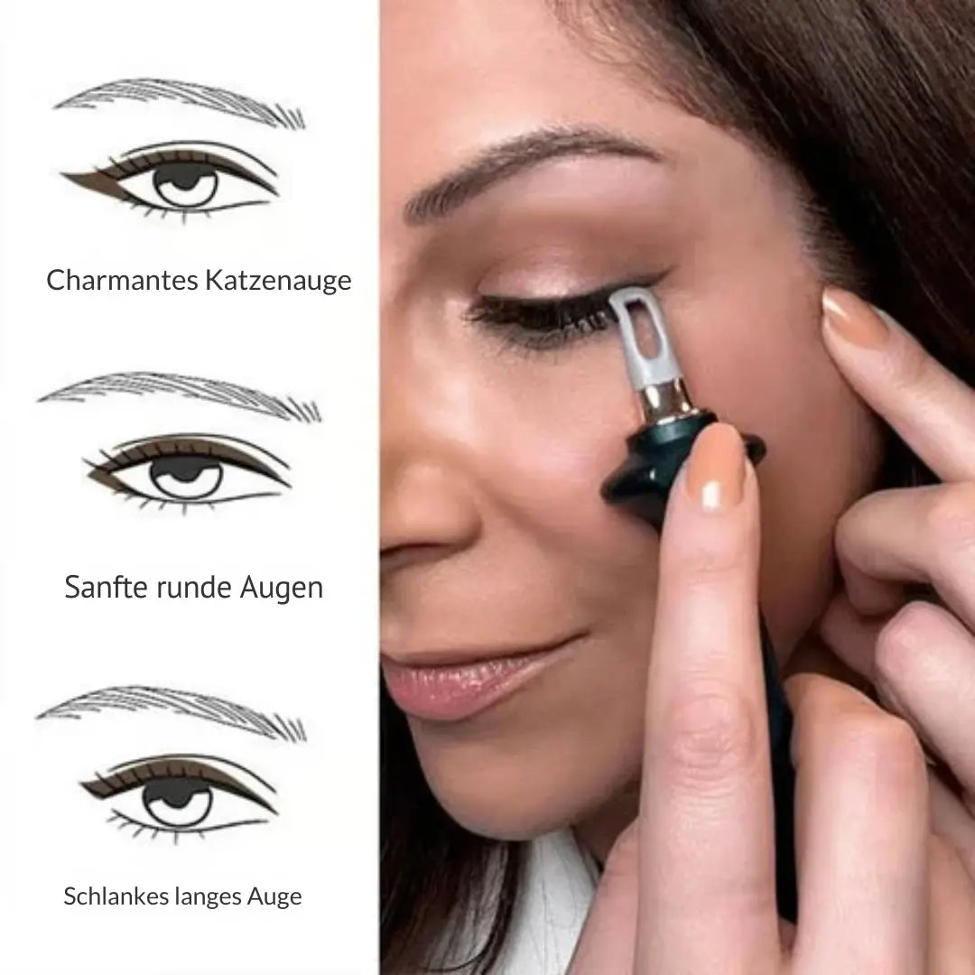 PerfectLine™ – Eyeliner-Set met Ergonomisch Hulpmiddel en Waterproof Gel [50% Korting]