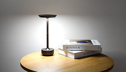 Draadloze LED-tafellamp met touch-dimmer van aluminium IP44