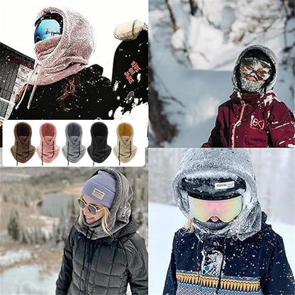 SkiMask™ – Warm Skimasker met Sherpa Capuchon | Winddicht & Rekbaar