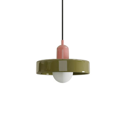 Glazen hanglamp met bolkap – decoratieve pendellamp
