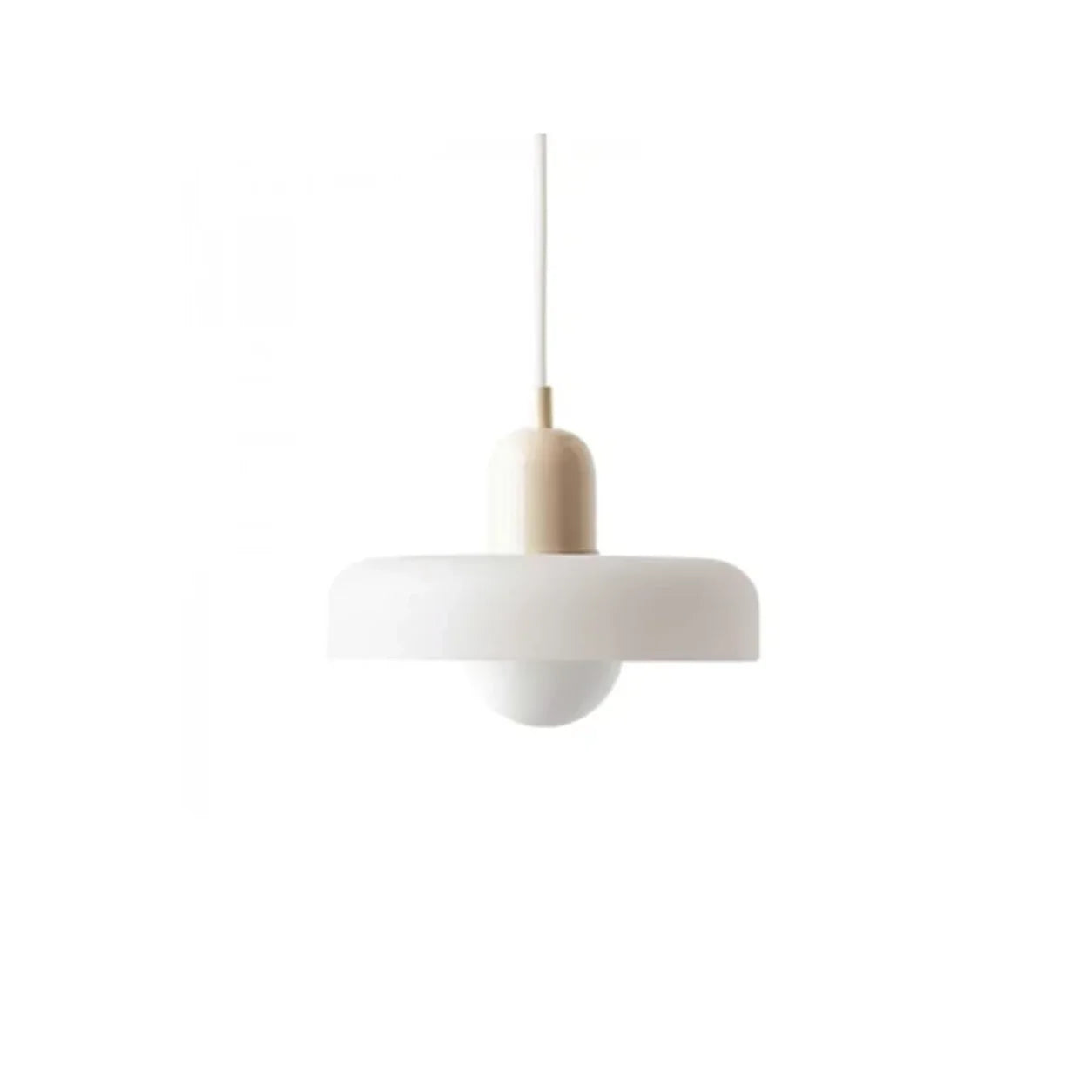Glazen hanglamp met bolkap – decoratieve pendellamp