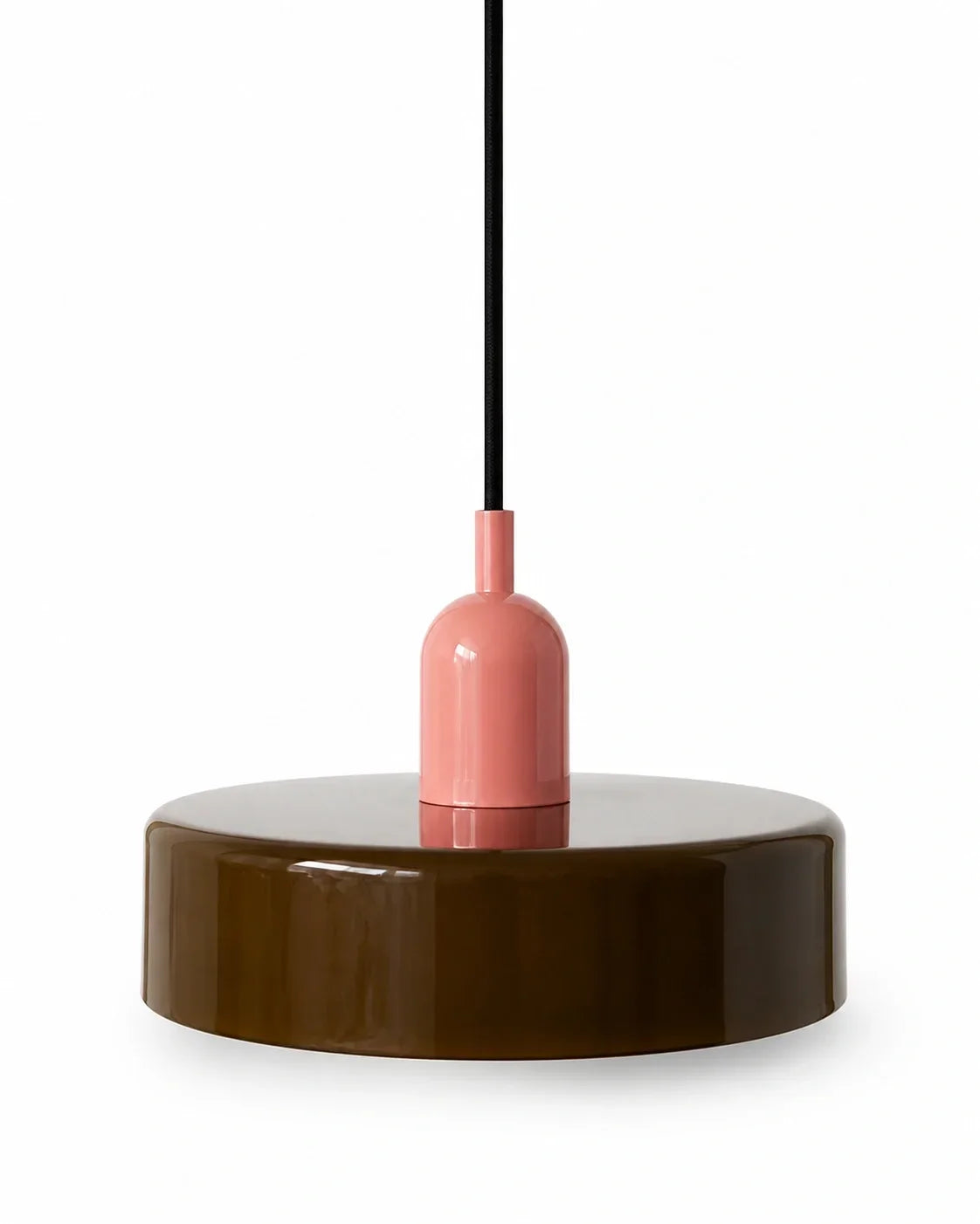 Glazen hanglamp met bolkap – decoratieve pendellamp