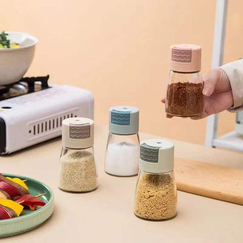 Kruidendispenser met doseerfunctie voor nauwkeurig kruiden