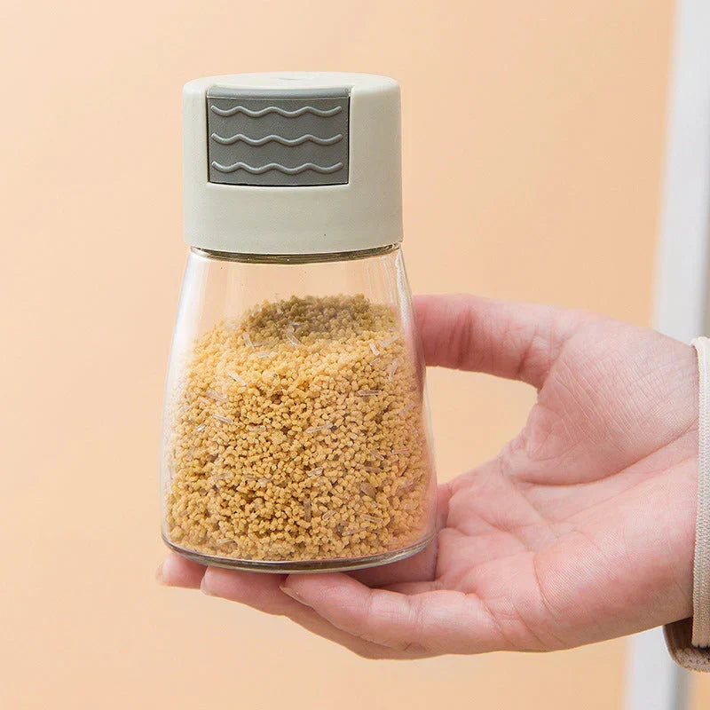 Kruidendispenser met doseerfunctie voor nauwkeurig kruiden