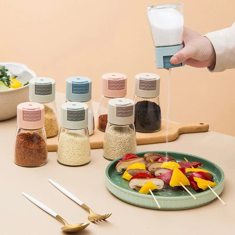 Kruidendispenser met doseerfunctie voor nauwkeurig kruiden