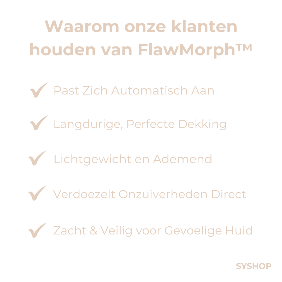 FlawMorph – De foundation die zich aanpast aan uw huidskleur [1 + 1 Gratis]