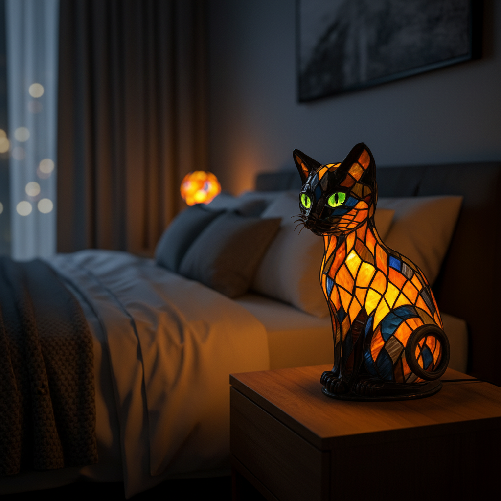 LED Kattennachtlamp van Siliconen – zachte sfeerverlichting voor kinderen en volwassenen