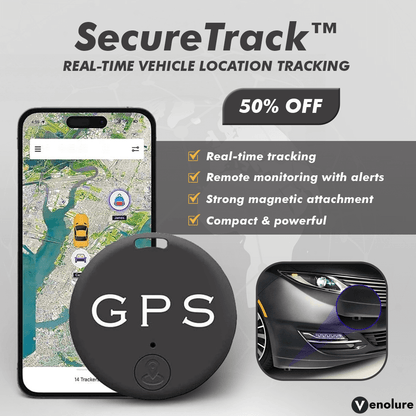 SecureTrack™ – Realtime GPS Tracker voor Voertuigen & Bagage