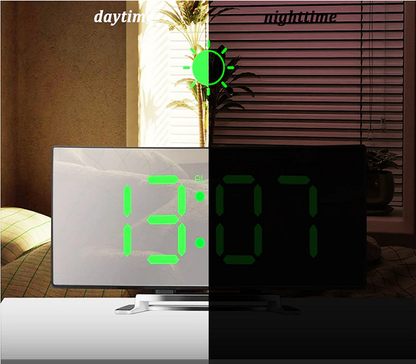 LumiWake – Zacht ontwaken met een elegant spiegeldisplay | 50% korting