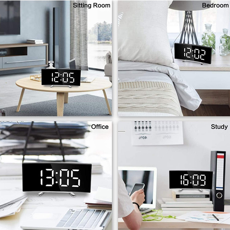 LumiWake – Zacht ontwaken met een elegant spiegeldisplay | 50% korting