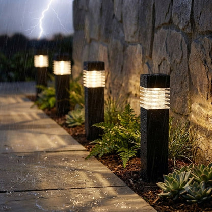 Zonne-energie LED Tuinlamp – draadloos, automatisch, weerbestendig