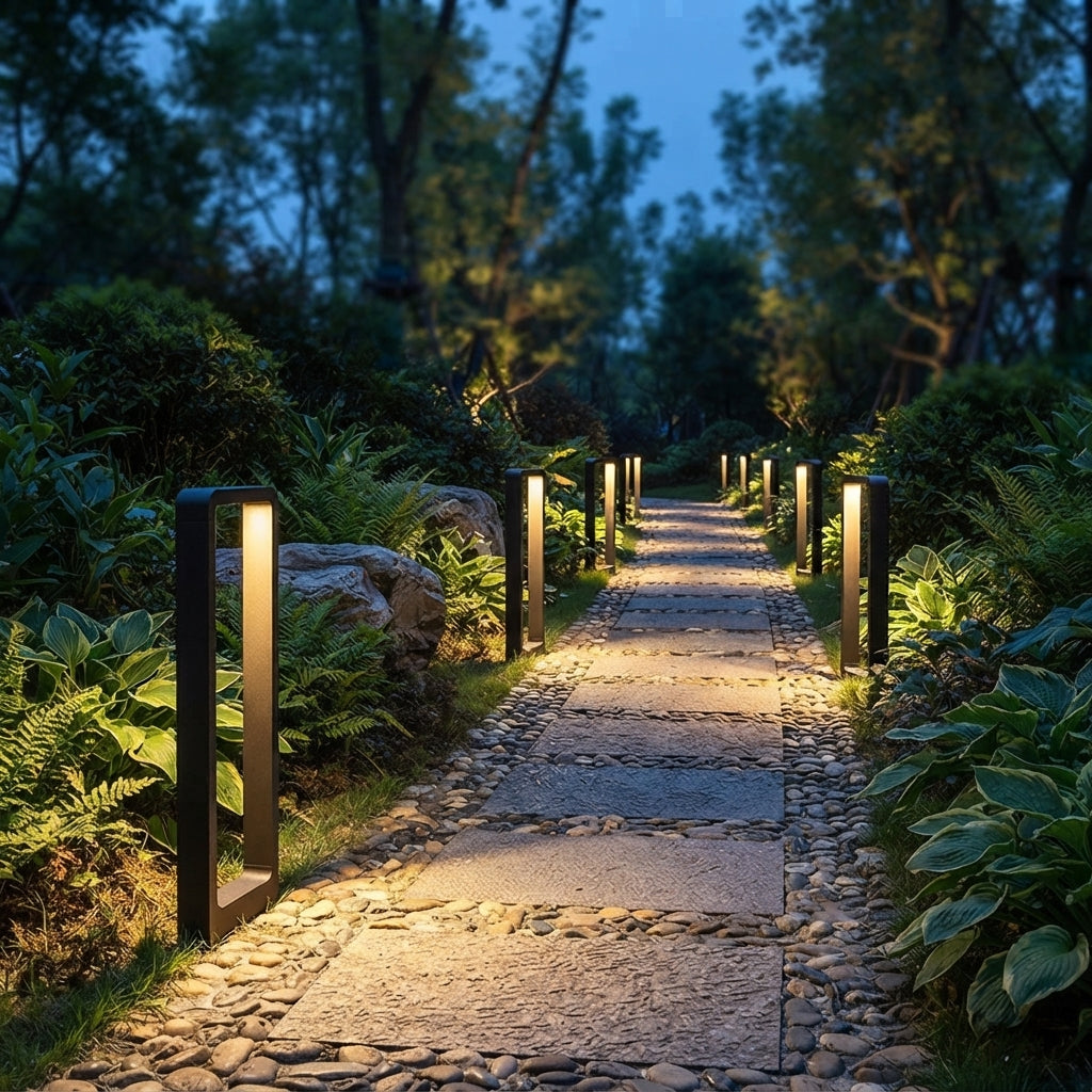 Grondlamp tuin aluminium – padverlichting buiten