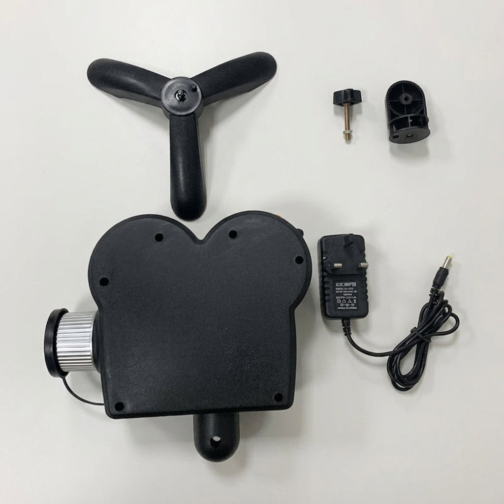 Halloween projector met 12 griezelvideos, statief en scherm
