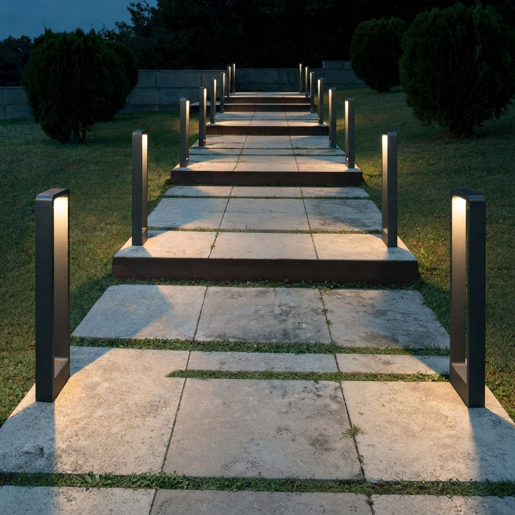 Grondlamp tuin aluminium – padverlichting buiten
