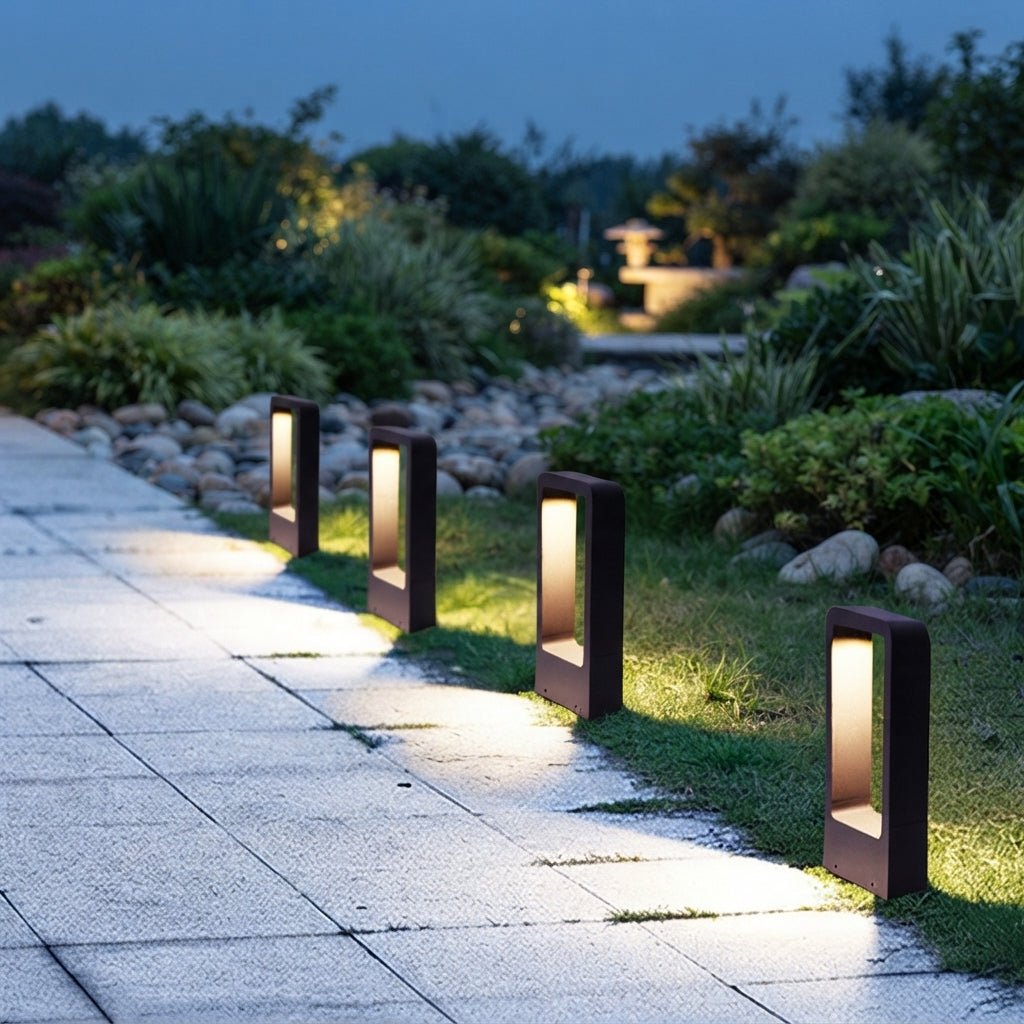 Grondlamp tuin aluminium – padverlichting buiten