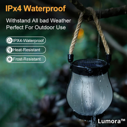 Lumora™ – Solar Vlamlantaarn voor Tuin, Terras & Balkon