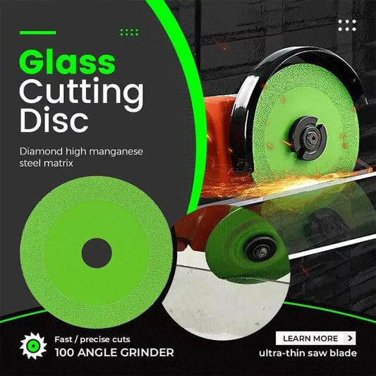 GlassDisc™ – Voor droog- & nat snijden evenals precieze, lange sneden [1 + 1 Gratis]