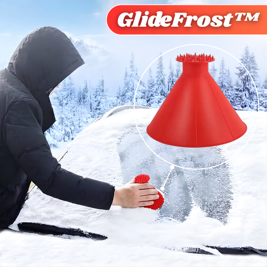GlideFrost™ – 2-in-1 Auto-sneeuwverwijderaar & trechter voor snel & effectief ontdooien [1 + 1 Gratis]