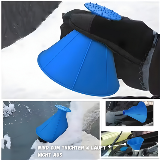 GlideFrost™ – 2-in-1 Auto-sneeuwverwijderaar & trechter voor snel & effectief ontdooien [1 + 1 Gratis]