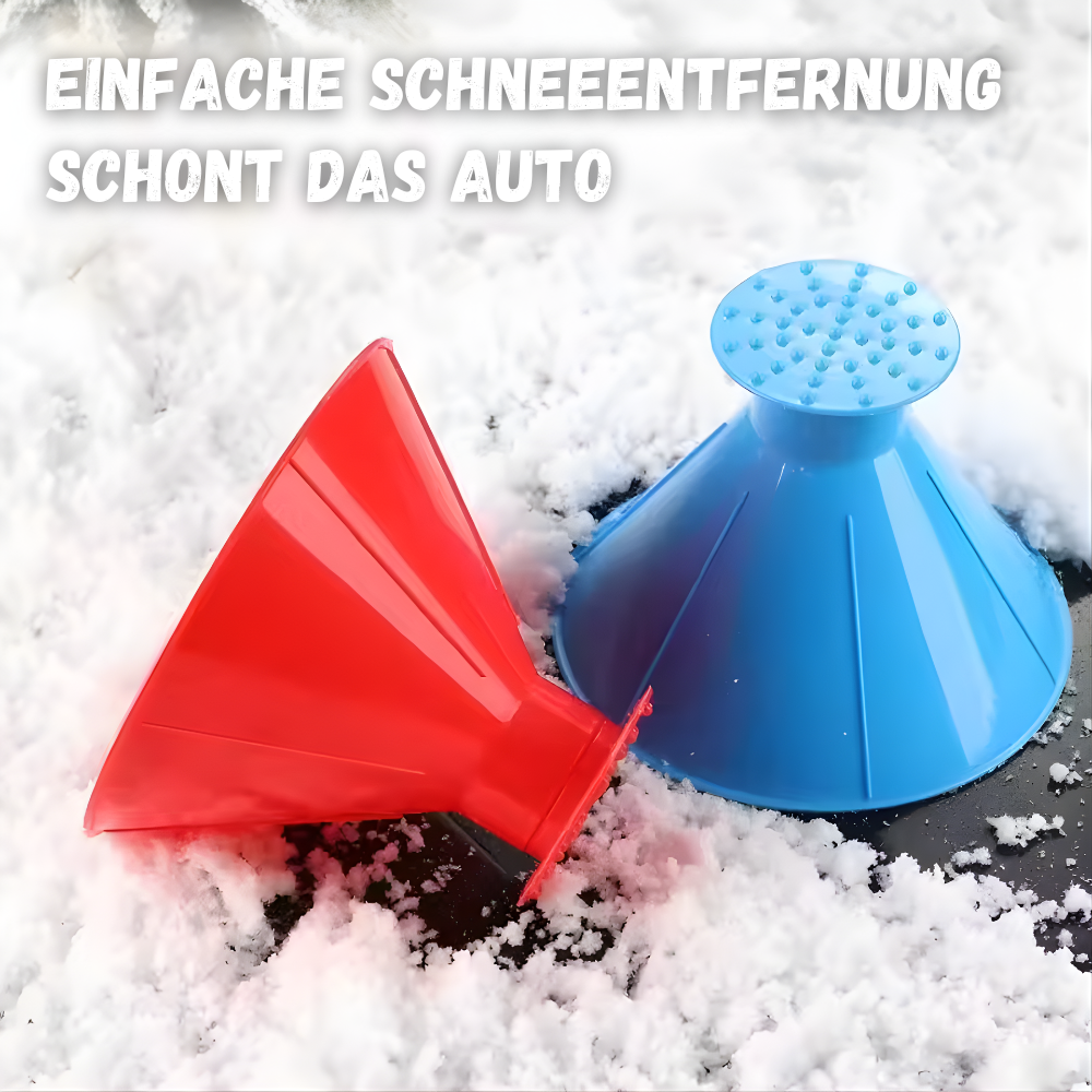 GlideFrost™ 2-in-1 IJskrabber & Trechter – Sneeuwverwijderaar voor Auto