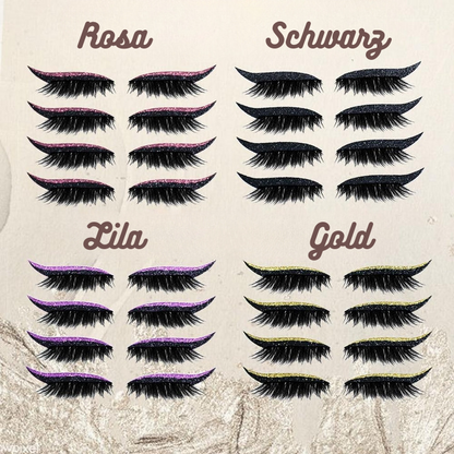 GlitzGrip™ – Herbruikbare, praktische en eenvoudig aan te brengen wimper-eyelinerstickers [50% Korting]