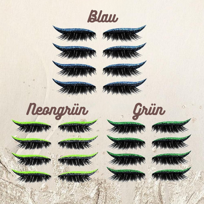GlitzGrip™ – Herbruikbare, praktische en eenvoudig aan te brengen wimper-eyelinerstickers [50% Korting]