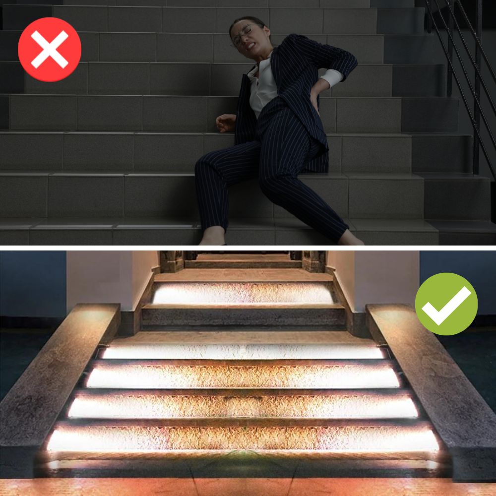 GlowSteps™ – Verlicht Jullie Nachten met Stijlvolle Traplampen voor Buiten [1 + 1 Gratis]