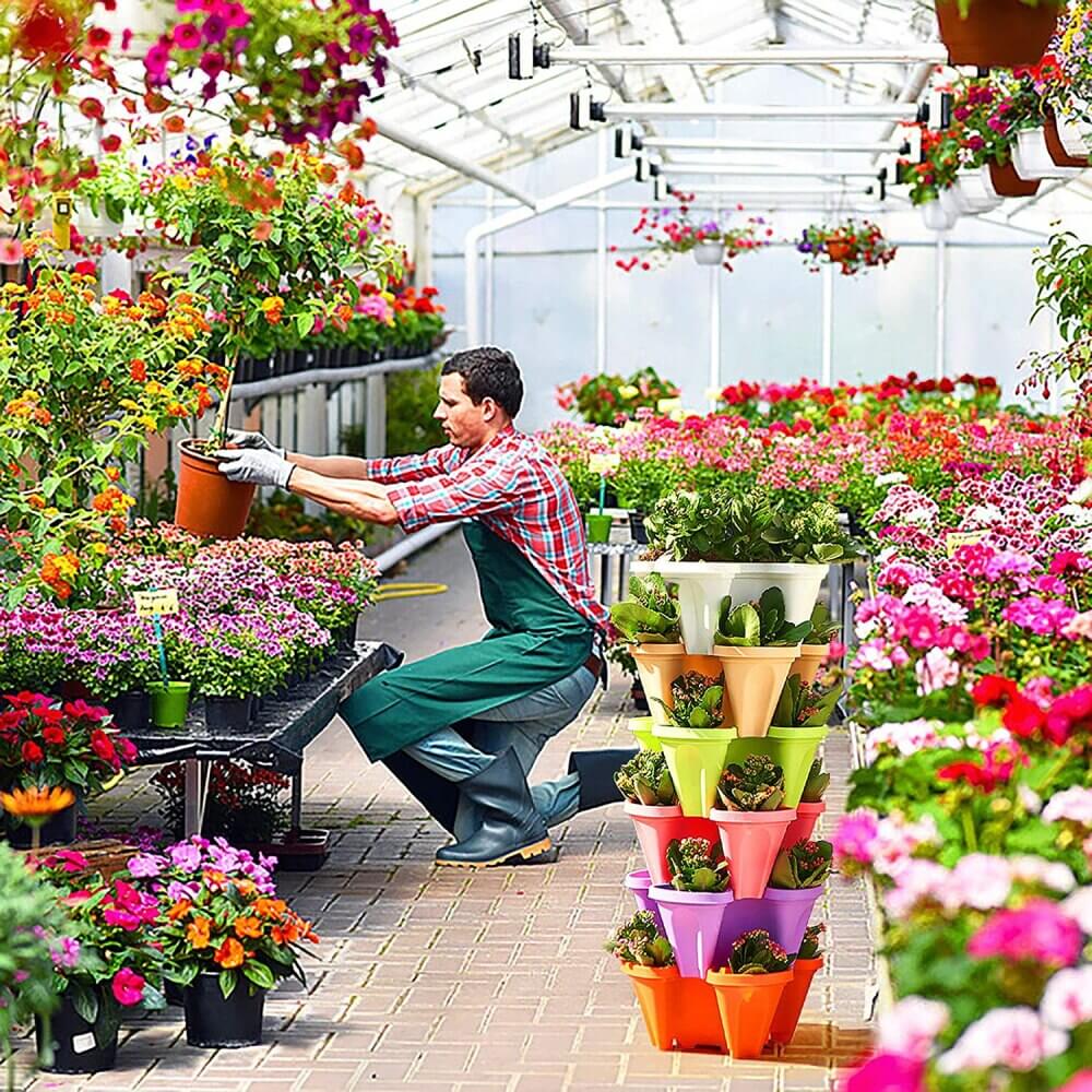StackGrow – Meer groen op minder ruimte – verticale plantentoren voor balkon & tuin [50% korting]
