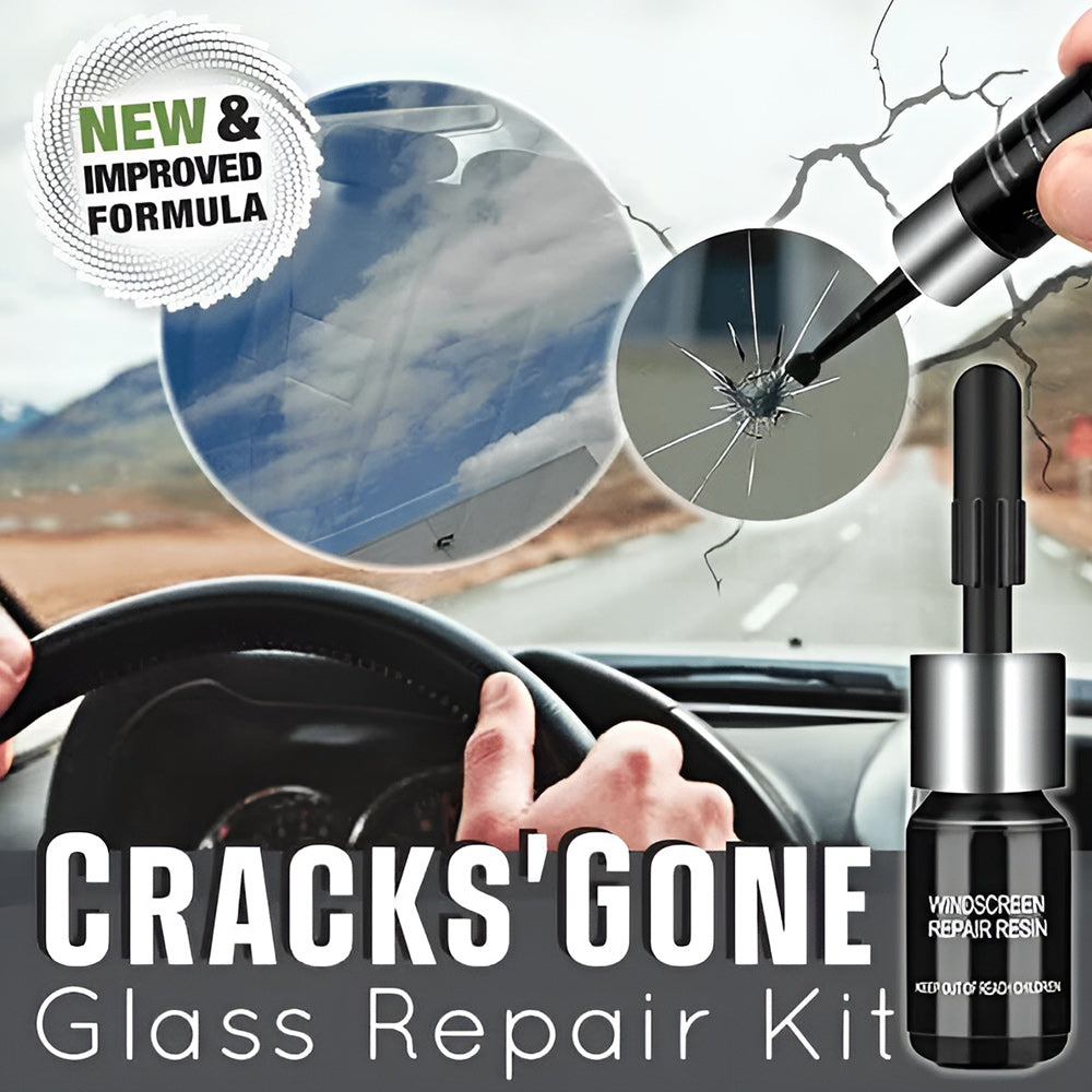 CrackGone™ - Herstel glasscheuren in slechts enkele minuten! [1 + 1 Gratis]