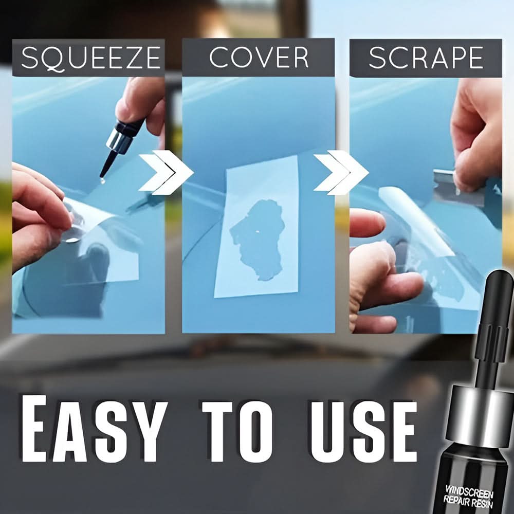 CrackRepair – Glasbarsten in enkele minuten repareren [1 + 1 Gratis]